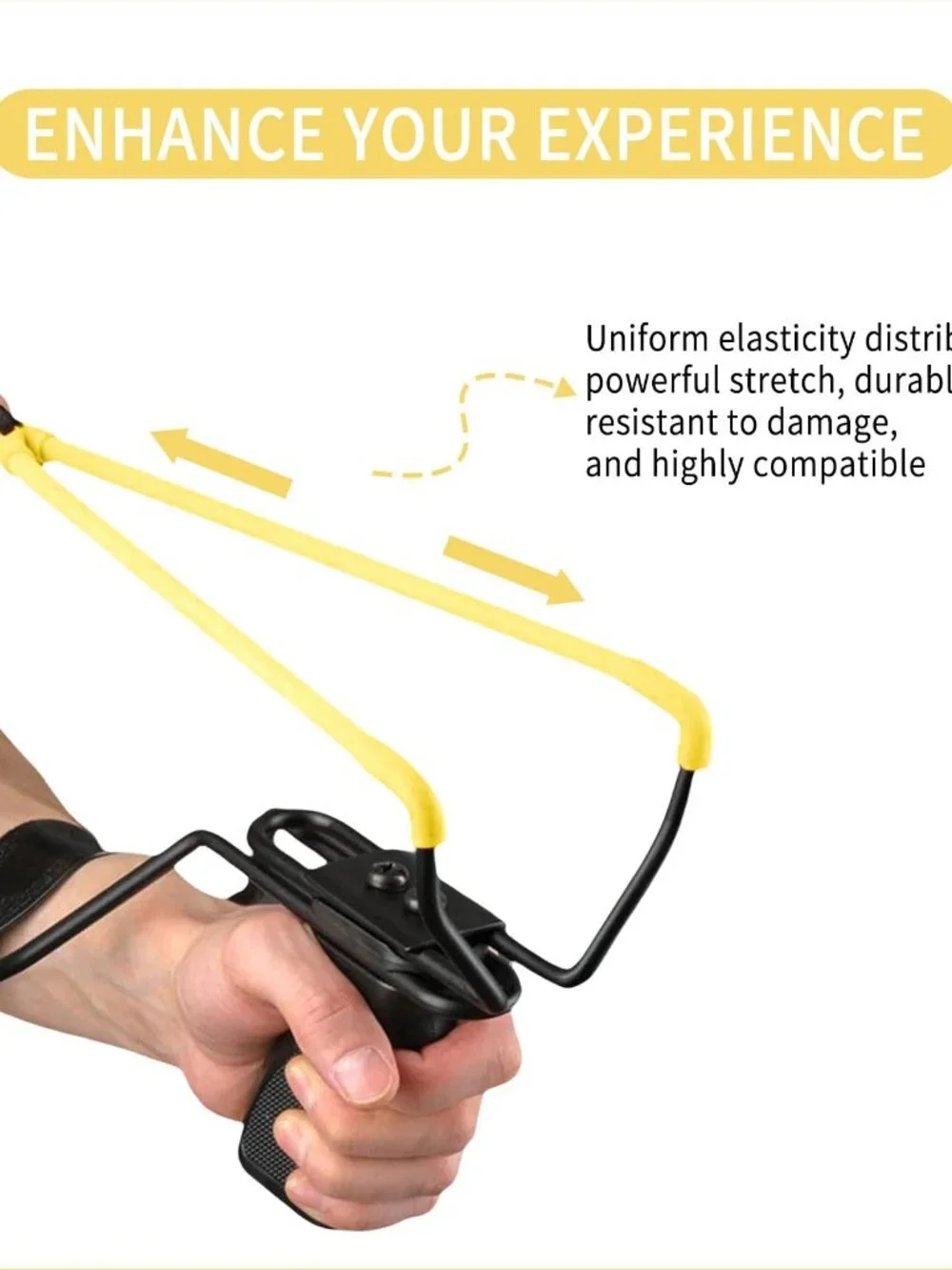2/4/6 Pcs Slingshot Bands,Heavy Duty Wrist Rocket Elastic Rubber Bands,Slingshot